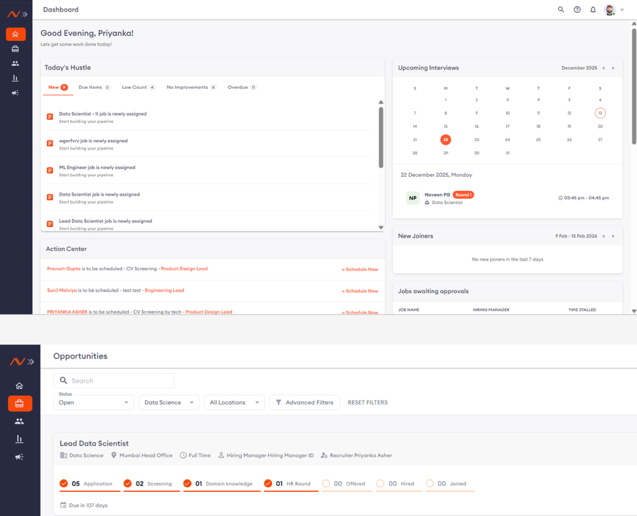 Navya Dashboard